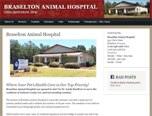Tablet Screenshot of animalhospitalbraselton.com